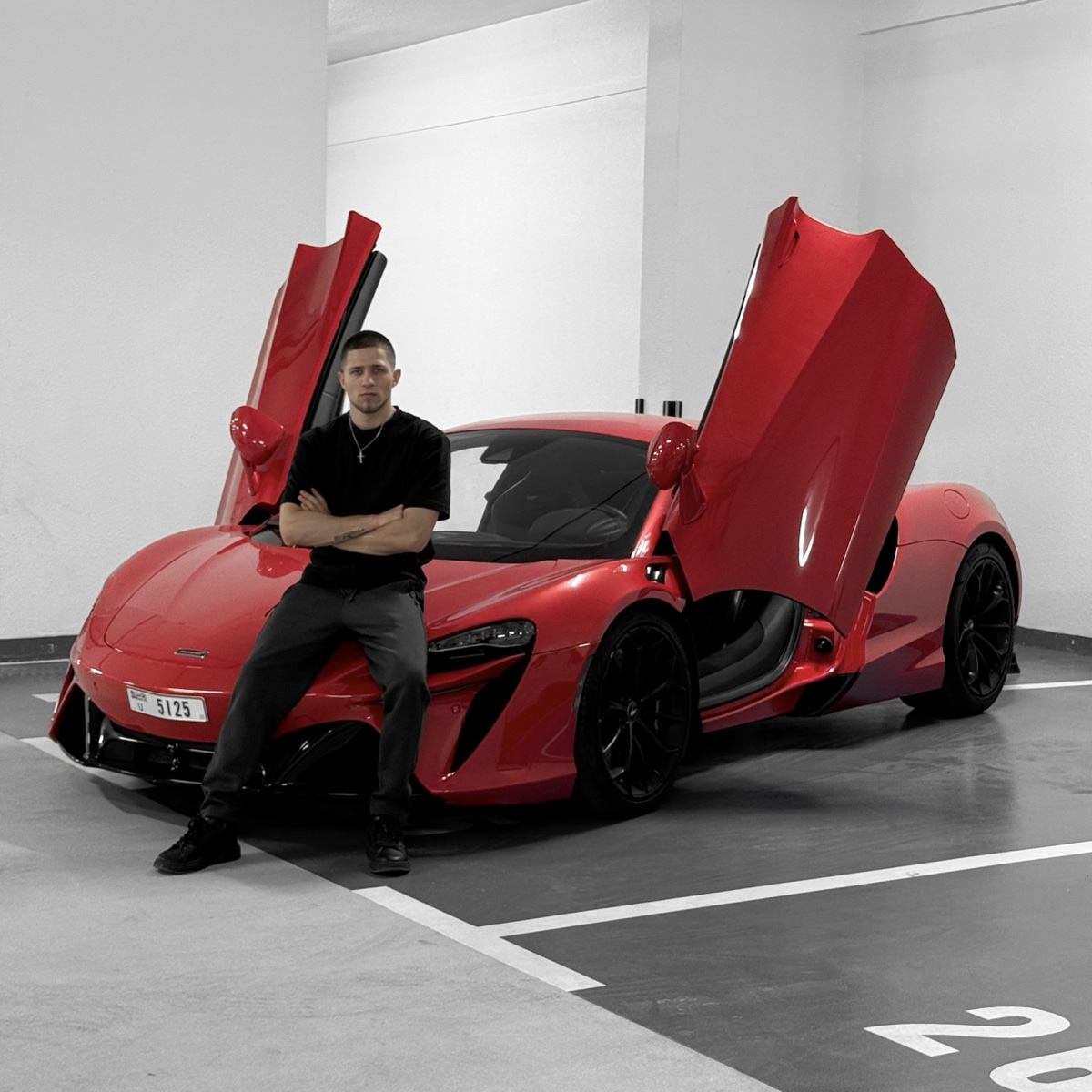 Roman Onta, trader and music producer, in Dubai